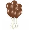 Kahverengi Balon Pastel Balon 100 Adet