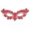 Kırmızı Dantel Masquerade Maskesi 6 No