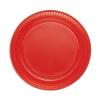 Kırmızı Plastik Tabak 22 cm 25li