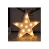 Led Işıklı Beyaz Yıldız Star Masa Duvar Gece Lambası
