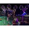 Led Işıklı Helyum Uçan Şeffaf Balon