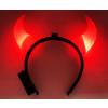 Led Işıklı Mega Boynuz Taç Kırmızı Renk 20x20 cm