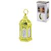 LED LANTERN KRD-7935 ( MEGA ) ( ALTIGEN KUBBE ) ( PİLLİ ) RAMAZAN LED IŞIK ( GOLD & PLASTİK ) *120