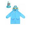 Mavi Çocuk Yağmurluk Karikatür Desenli Su Geçirmez