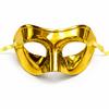 Metalize Parlak Parti Maskesi Altın Gold Renk 16x7 cm