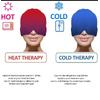 Migren Soğuk-Sıcak Kompres Maske | Baş Ağrısı ve Stres Gidermeye yardımcı Jel Maske