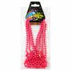 Neon Pembe Boncuk Kolye 80 cm – Retro 80’ler 90’lar Parti Aksesuarı