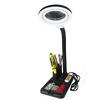 Nikula-Esnek 5X /10x,40 LED ışıklı büyüteç ,lamba  büyüteç okuma, çalışma lehim masa lambası A808