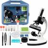 Nikula-Mikroskop Taşınabilir Set 28 Parça Eğitim Mikroskop Kiti 300x 600x Ve 1200x çocuklara