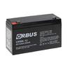 ORBUS 6V 12AH Kuru Bakımsız Akü