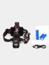 PeakStar PS-2910 Şarjlı Profesyonel Zoomlu Kamp Avcı Balıkçı Kafa Lambası Feneri