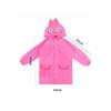 Pembe Çocuk Yağmurluk Karikatür Desenli Su Geçirmez