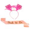 Pembe Renk Bride To Be Kuşak - Pembe Renk Bride To Be Taç