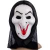 Plastik Cadı Maskesi - Kapişonlu Cadı Maskesi 30x20 cm