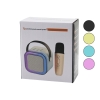 PLATOON PL-4562 COLORFUL K-12 KARAOKE (MİKROFONLU) WİRELESS HOPARLÖR & SPEAKER (IŞIKLI) (USB ŞARJLI) (DC 5V & TF & AUX)*40
