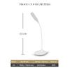 PS-003 Şarjlı Dokunmatik Kademeli 3 Farklı Ayarlanabilir Işık Şiddeti Ledli USB'li Masa Lambası