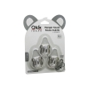 QLUX L-00903 ( 3PCS ) KOALA ASKI ( ŞEFFAF ASKI ) ( YAPIŞKANLI MONTAJ )*60