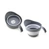 QLUX L-00984-2 ( KATLANABİLİR ) PİRİNÇ SÜZGEÇ ( GRİ ) ( MAŞRAFA MODELİ ) ( 2250ML ) ( KAPALI=8.5 & AÇIK=16CM ) ( 19X26CM )*14=K