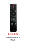 SABA NORMENDE  ONVO Uyumlu Kumanda - LCD 622