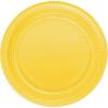 Sarı Plastik Tabak 22 cm 25li