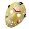Sarı Renk Kırmızı Çizgili Tam Yüz Hokey Jason Maskesi Hannibal Maskesi