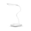 Şarjlı Dokunmatik 14 Led Çalışma Okuma Işığı Flexible Masa Lambası Beyaz