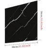 SİYAH MERMER DESENLİ ALÜMİNYUM PLASTİK DUVAR STİCKER (30*30)