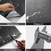 SİYAH MERMER DESENLİ ALÜMİNYUM PLASTİK DUVAR STİCKER (30*30)