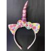 Soft Pembe Boynuzlu At Figürlü Çocuk Unicorn Tacı 17x27 cm