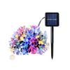 Solar 50 Ledli Çiçekli RGB Bahçe Aydınlatma Dekorasyon Güneş Enerjili