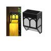 Solar Güneş Enerjili Duvara Monteli Sarı Işık Bahçe lambası 4 Lü Set