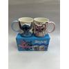 Stitch 2li Kabartmalı Kupa Bardak