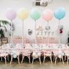 Su Yeşili Renk Mega Boy Jumbo Makaron Balon 36 İnch