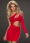 Terry Pau TP100877 Özel Kesim Mini Elbise