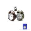 TWIN BELL ALARM CLOCK BGC-46 YUVARLAK MASA ÇALAR SAAT ( METAL KASA ESKİTME ) ( PİLLİ & IŞIKLI ) ( ÇAP: 10CM )*60
