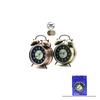 TWIN BELL ALARM CLOCK BGC-51 YUVARLAK MASA ÇALAR SAAT ( METAL KASA ESKİTME ) ( PİLLİ & IŞIKLI & FOSFORLU ) ( ÇAP: 10CM )*60