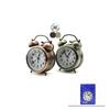TWIN BELL ALARM CLOCK BGC-7 YUVARLAK MASA ÇALAR SAAT ( METAL KASA ESKİTME ) ( PİLLİ & IŞIKLI ) ( ÇAP: 8.CM )*100