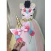 Unicorn Çocuk Kostümü - Unicorn Pony Kostümü ve Taç Seti 5-7 Yaş