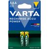 Varta İnce AAA 1000 mAh Şarjlı Pil 2li