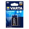 Varta Longlife Power 9V Alkalin Pil