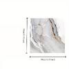 VİNİL BEYAZ MERMER DESENLİ ALÜMİNYUM PLASTİK DUVAR STİCKER (30X30)