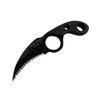 W HRT2 Tırtıklı Karambit 17 cm - Özel Kılıflı