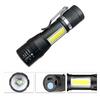 WUBEN WB-017 ZOOMLU ŞARJLI COB LED GÜÇLÜ EL FENERİ