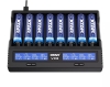 Xtar VC8 Sekizli Li-ion / NI-CD / NI-MH Pil Şarj Cihazı