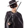 Zorro Kostüm Plastik Aksesuar Seti – Maske ve Kılıç (67 cm)