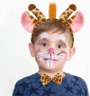 Zürafa Kosümü Aksesuar Seti 3 lü - Taç Papyon Kuyruk